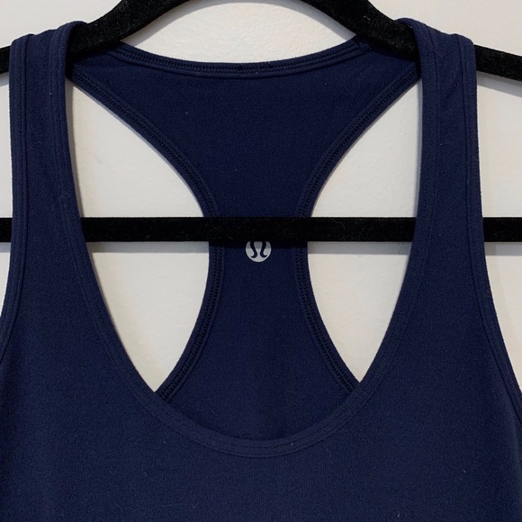 Lululemon Navy Blue Long Racerback Tank - Picture 2 of 4